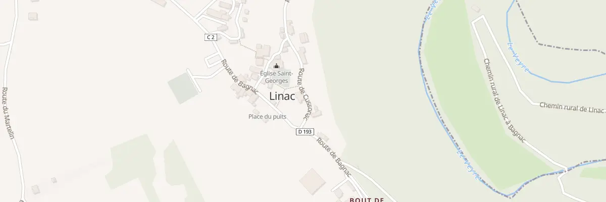 Plan du 55 Rte de Cussonac à Linac