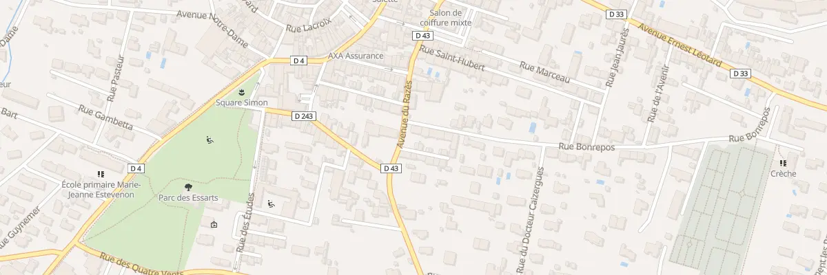 Plan du 2 Rue Bonrepos à Bram