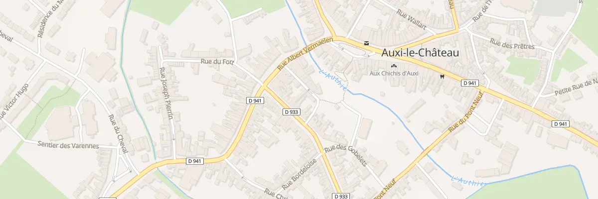 Plan du 11 Rue du General Leclerc à Auxi-le-Château