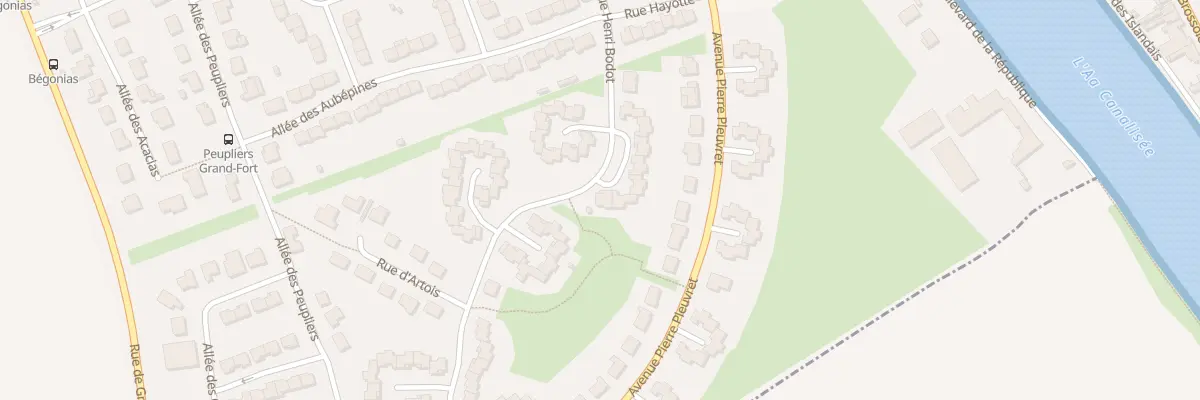 Plan du 57 Rue Henri Bodot à Grand-Fort-Philippe