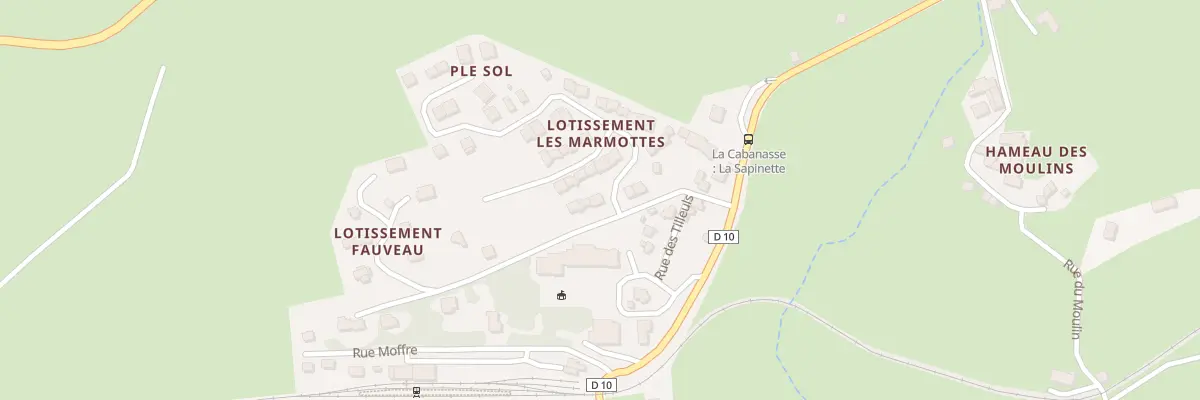 Plan du 10 Che Saint Jean à La Cabanasse
