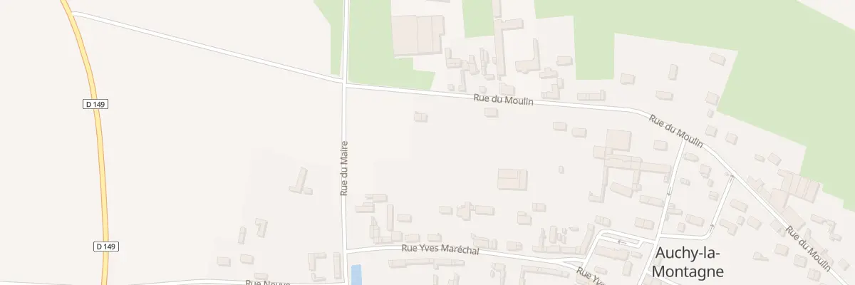 Plan du 53 Rue du Moulin à Auchy-la-Montagne