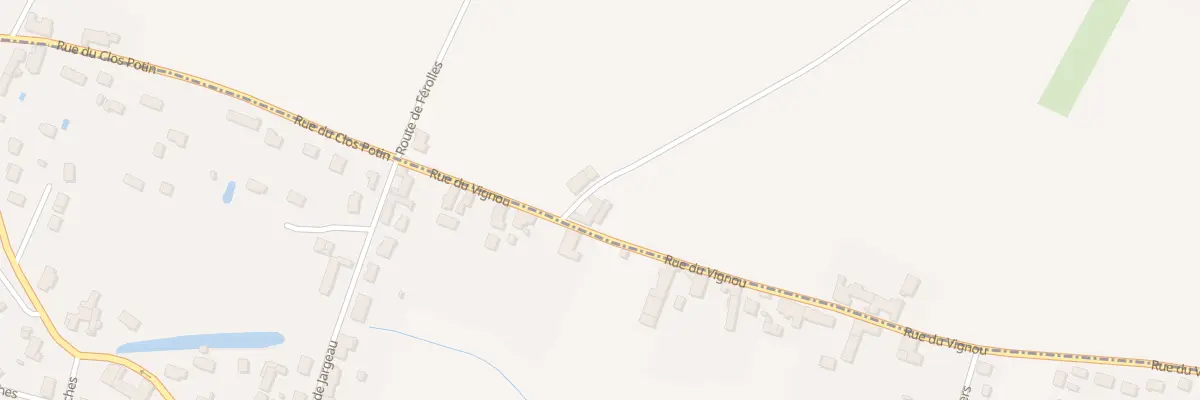 Plan du 13 Rue du Vignou à Jargeau