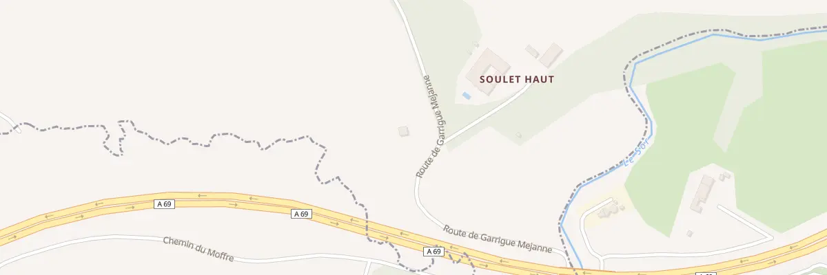 Plan du 320 Rte de Garrigue Mejanne à Saint-Germain-des-Prés