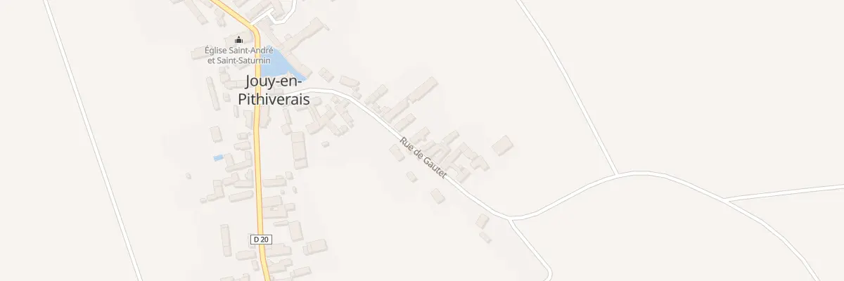 Plan du 18 Rue de Gautet à Jouy-en-Pithiverais