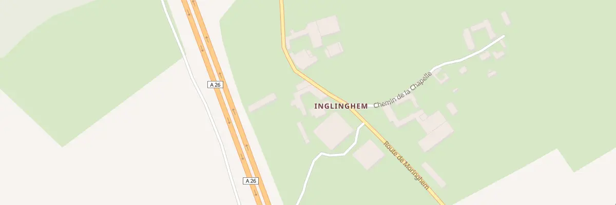Plan du 206 Rte de Moringhem à Mentque-Nortbécourt
