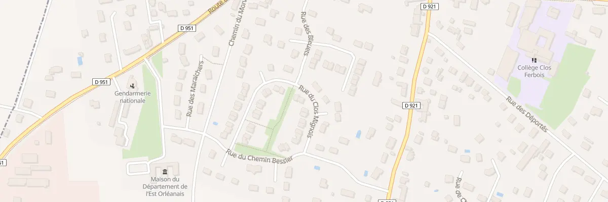 Plan du 15 Rue du Clos Mignois à Jargeau