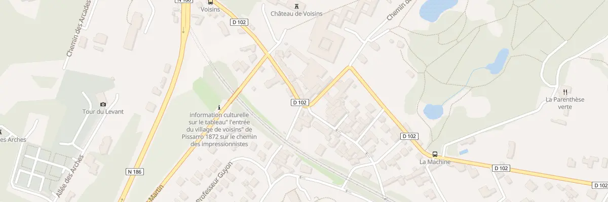 Plan du 1 Rue de la Machine à Louveciennes