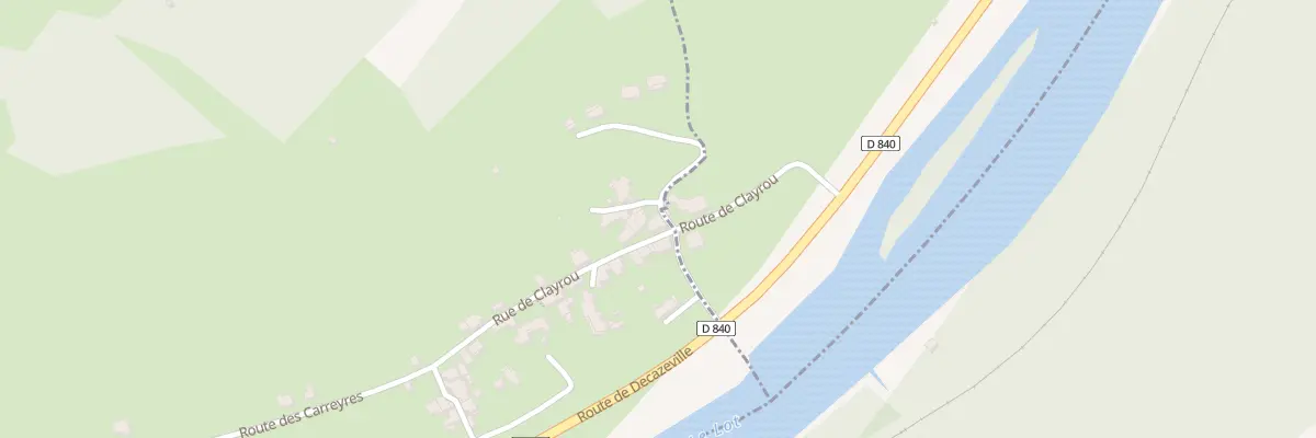 Plan du 5332 Village de CLAYROU à Cuzac