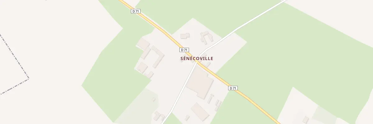 Plan du 4 Che de Senecoville à Azincourt