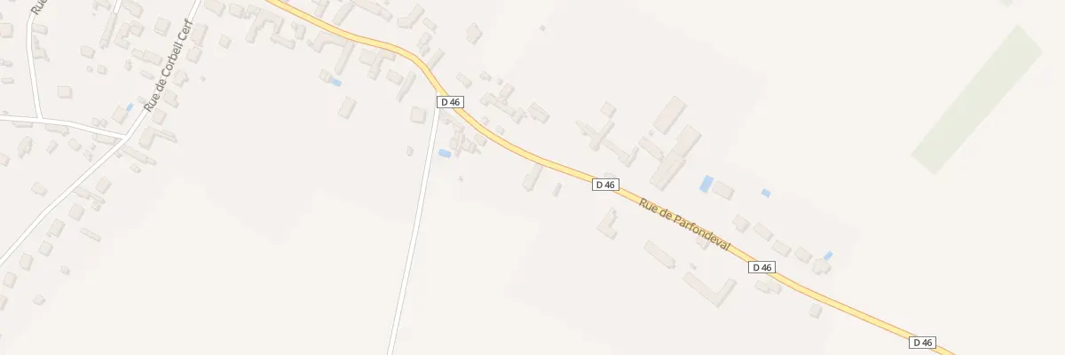 Plan du 30 Rte de Parfondeval à La Drenne