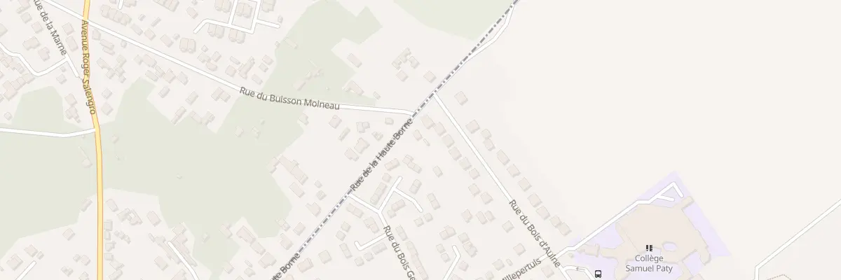 Plan du 70 Rue de la Haute Borne à Conflans-Sainte-Honorine