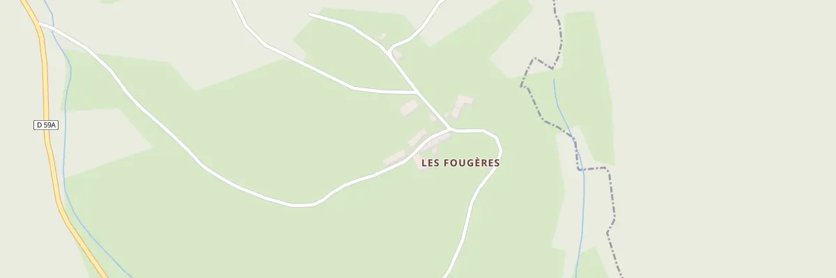 Plan du 5243 Les Fougères à La Nouaille
