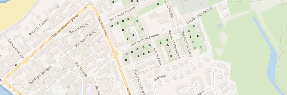Plan du 30 Rue des Trois Fermes à Gravelines