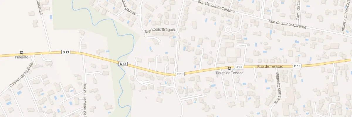 Plan du 174 Rue de Terssac à Albi