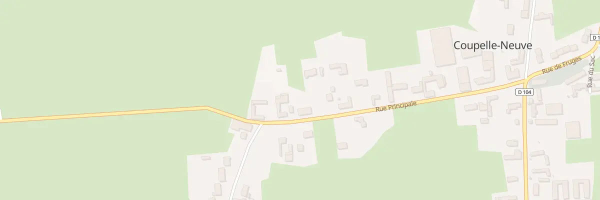 Plan du 26 Rue Principale à Coupelle-Neuve