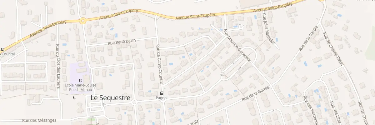 Plan du 13 Rue Paul Claudel au Sequestre