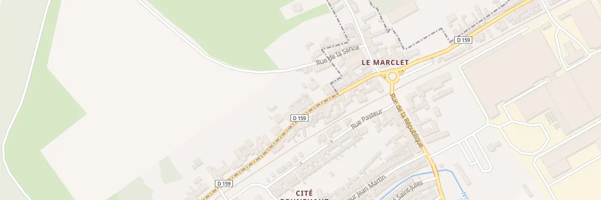 Plan du 22 Rue du Général Leclerc à Ville-le-Marclet