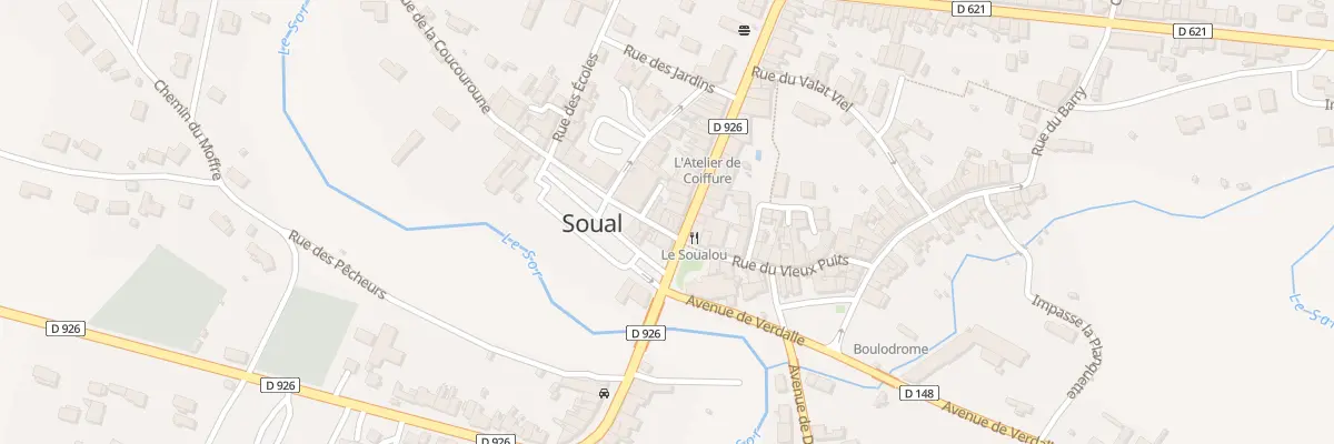 Plan du 5 Rue des Vieux Logis à Soual