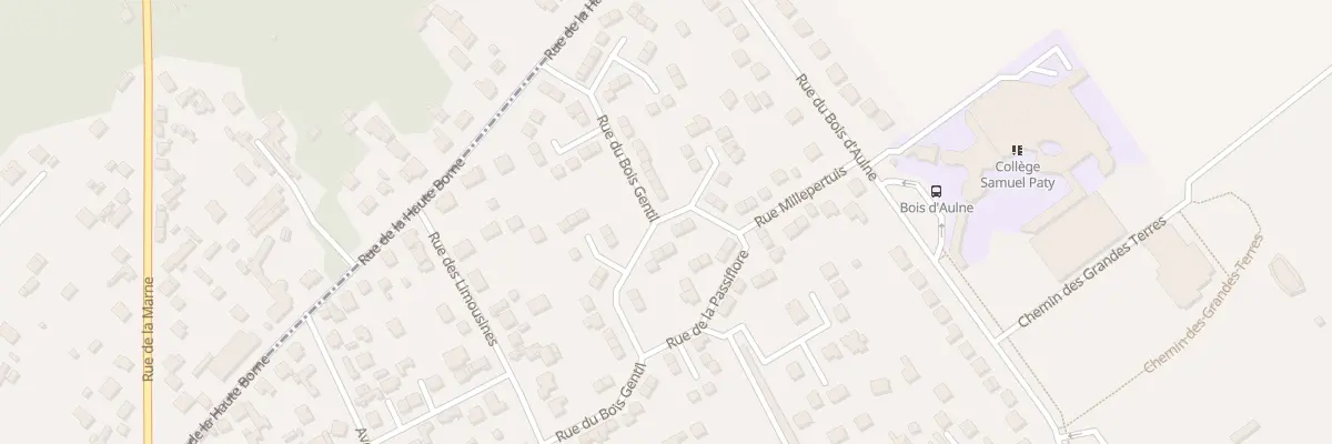 Plan du 4 Rue du Bois Gentil à Conflans-Sainte-Honorine
