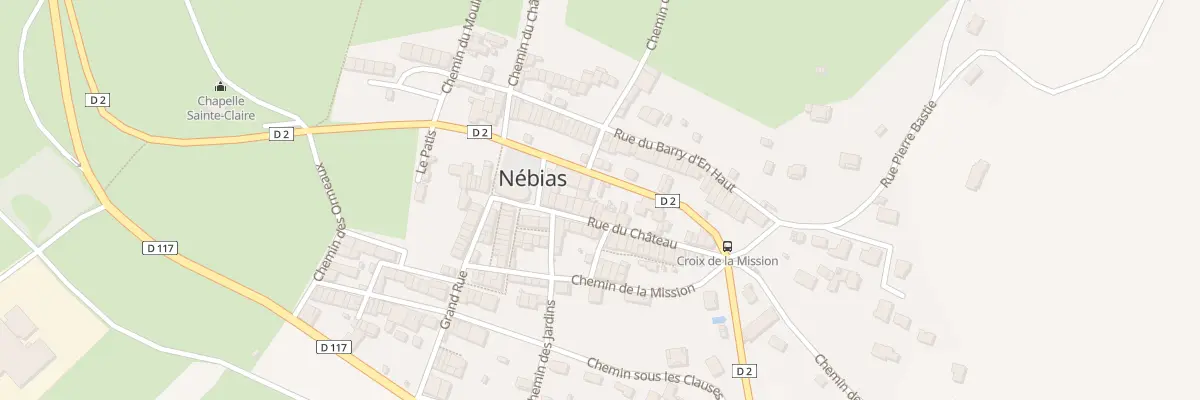 Plan du 49A Le Village à Nébias
