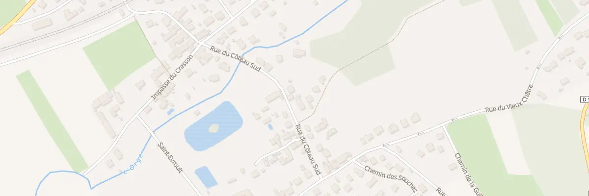 Plan du 7 Rue du Coteau Sud à Saint-Chéron