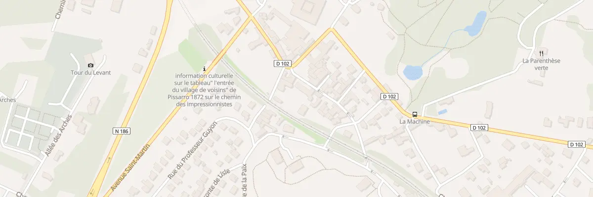 Plan du 18 Rue de la Paix à Louveciennes
