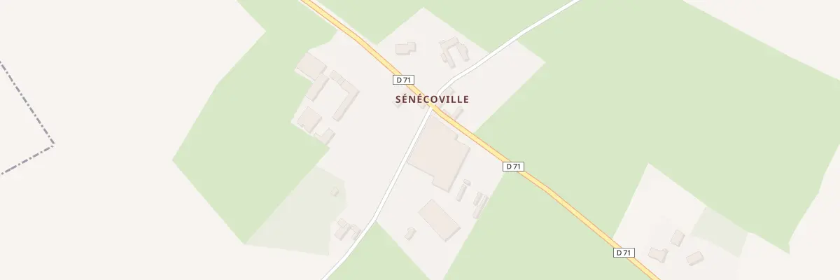 Plan du 2 Hameau de Senecoville à Magnicourt-sur-Canche