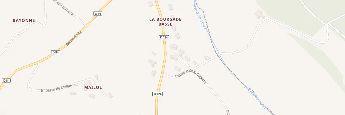 Plan du 3 All Castel Del Lutz à Carlus