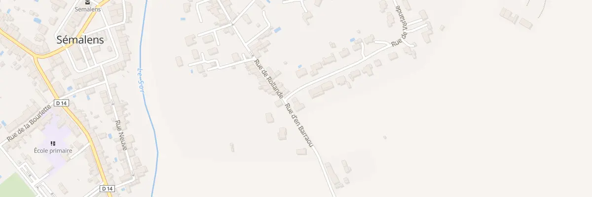 Plan du 41 Rue de Rollande à Sémalens
