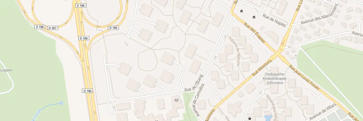 Plan du 11 Rue de l’Etang au Chesnay-Rocquencourt