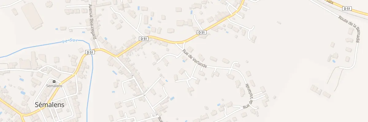 Plan du 6 Rue de Verlande à Sémalens