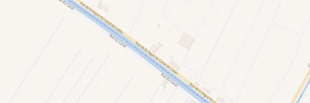 Plan du 41 Rue La Digue Canal de Calais à Saint-Folquin