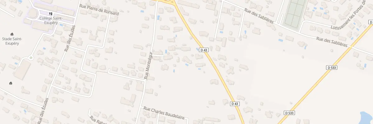 Plan du 30B Av du Razès à Bram