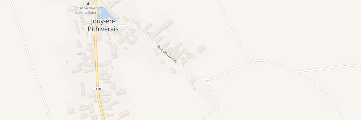 Plan du 24 Rue de Gautet à Jouy-en-Pithiverais
