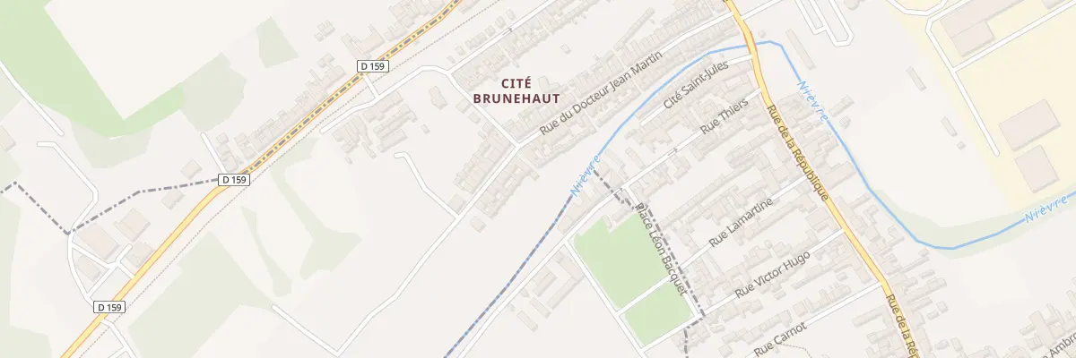 Plan du 94 Rue du Docteur Jean Martin à Saint-Ouen