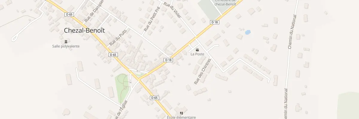 Plan du 20 Rue de l’Erable à Chezal-Benoît