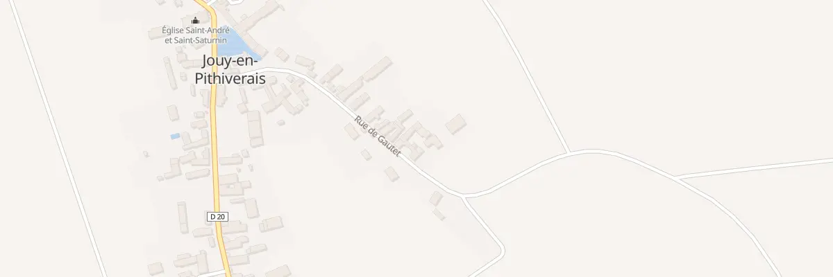 Plan du 26 Rue de Gautet à Jouy-en-Pithiverais