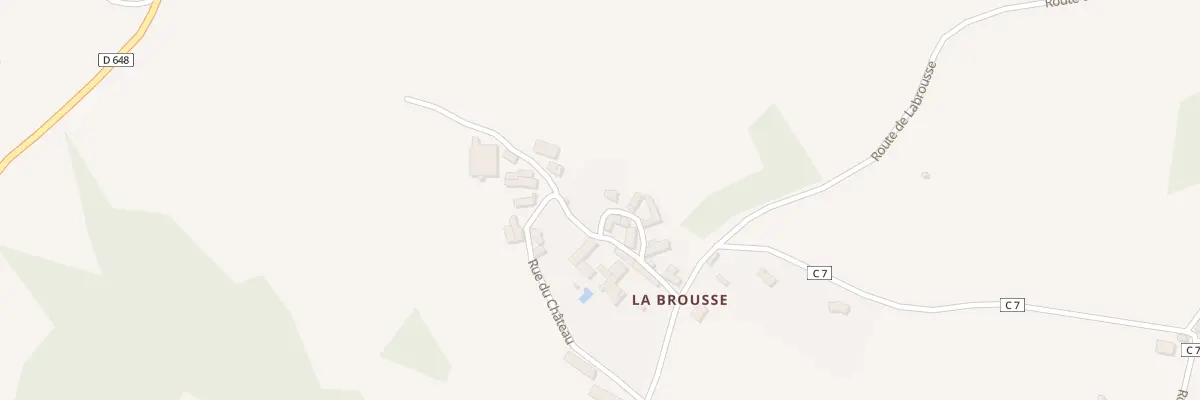 Plan du 5400 La Brousse au Bas Ségala