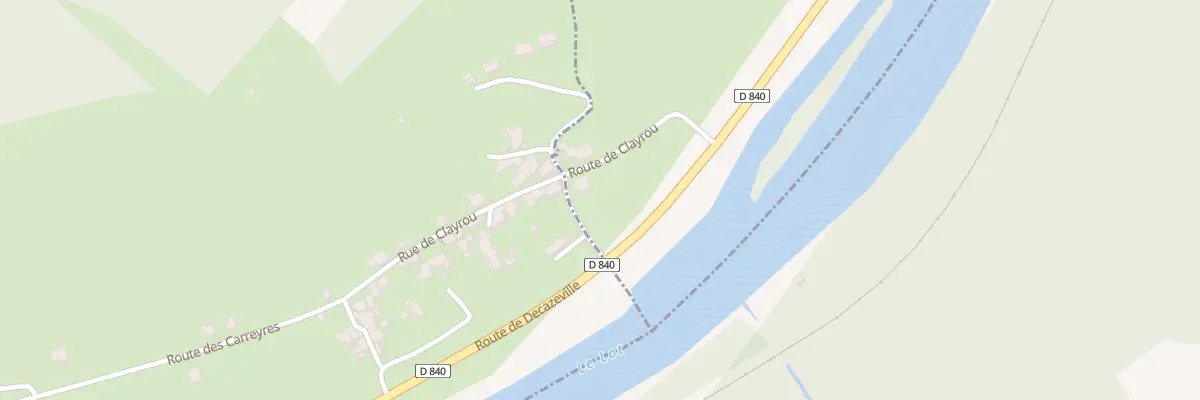 Plan du 135 Rte de CLAYROU à Cuzac