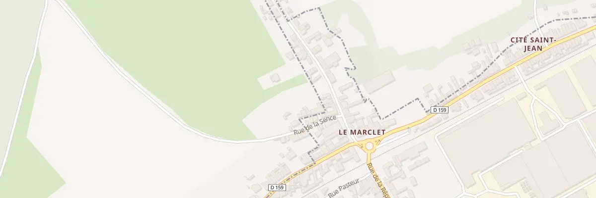 Plan du 4 Rue de la Sence à Ville-le-Marclet