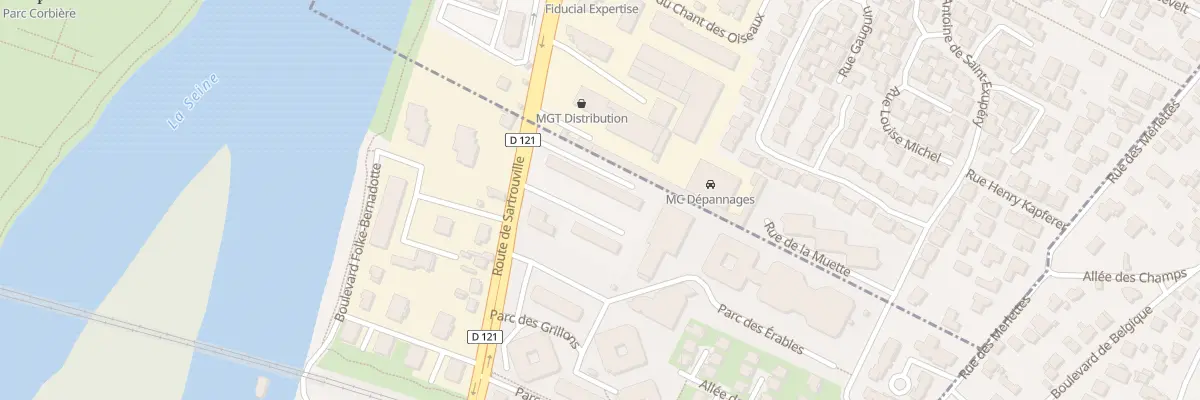 Plan du 76 Rte de Sartrouville au Pecq
