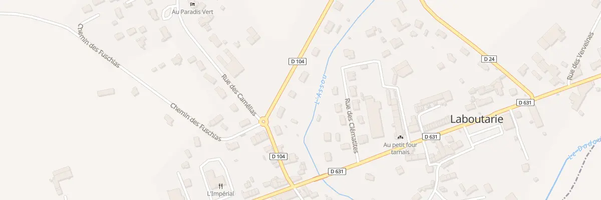 Plan du 18 Rue des jonquilles à Laboutarie