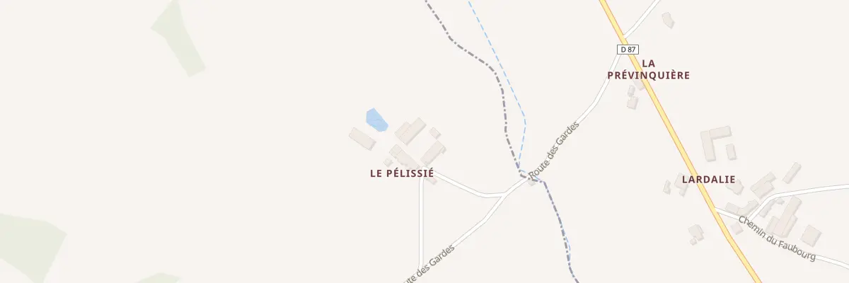 Plan du 5091 Le Pelissie à Naussac