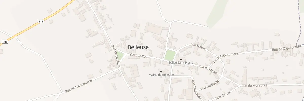 Plan du 3 Vc La Pce à Belleuse