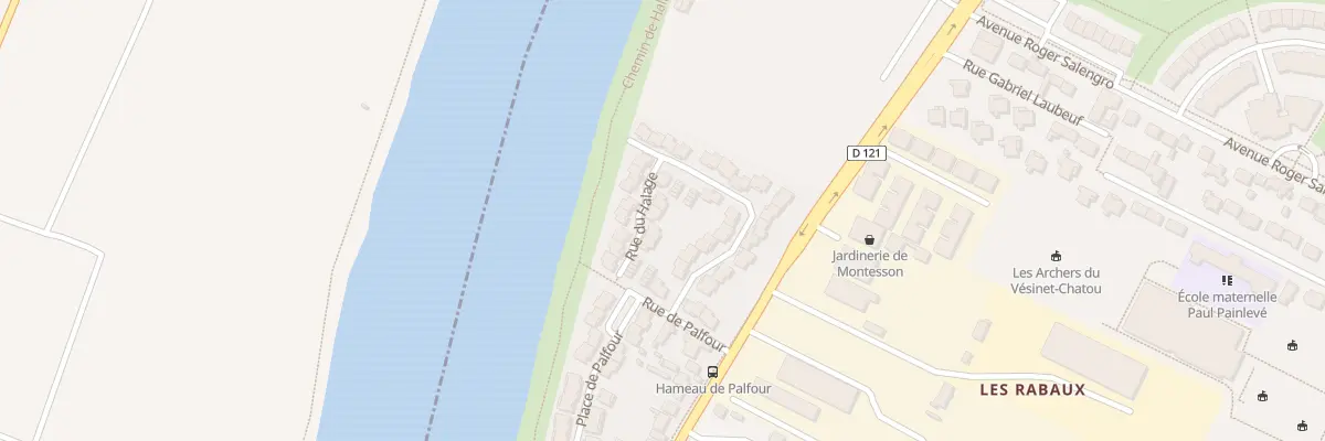 Plan du 19 Rue du Halage à Montesson