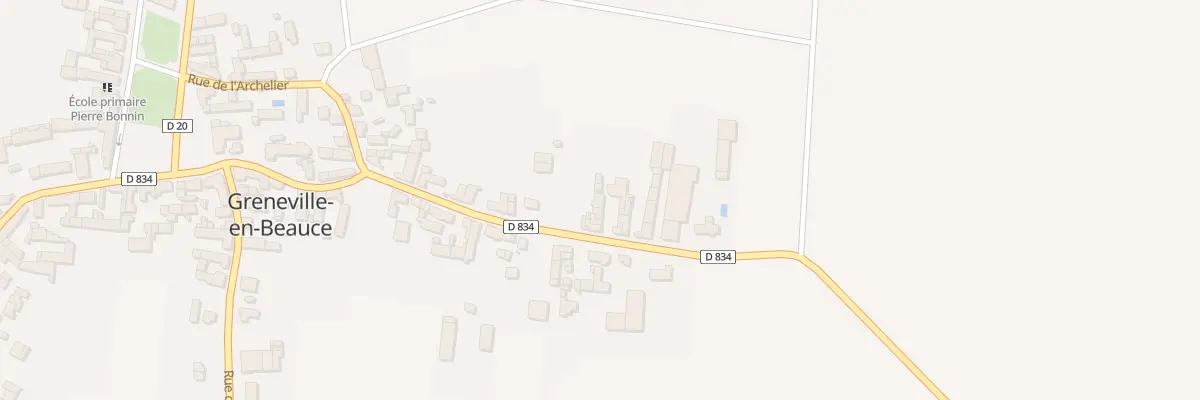 Plan du 25 Rue du Bout de la Ville à Greneville-en-Beauce