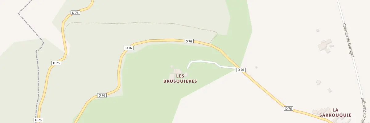Plan du 5045 Les Brusquieres à Drulhe