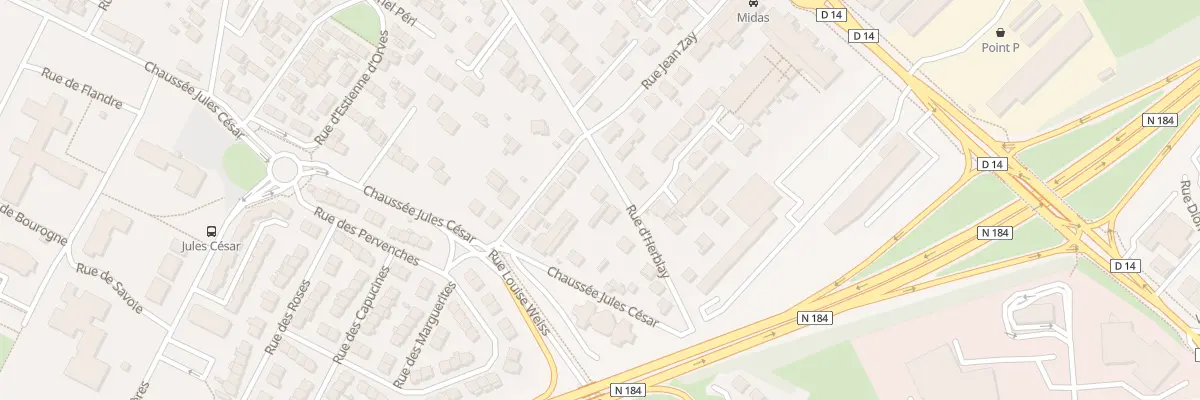 Plan du 84 Rue d’Herblay à Saint-Ouen-l’Aumône