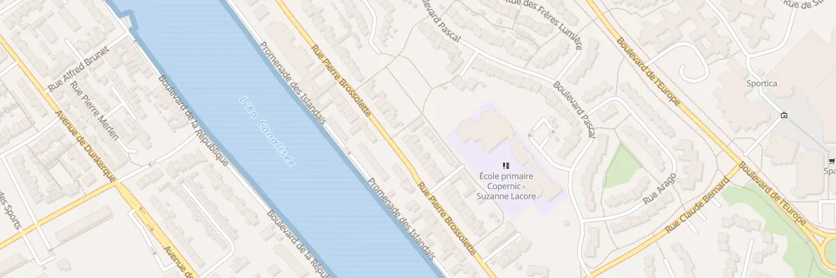 Plan du 89 Rue Pierre Brossolette à Gravelines
